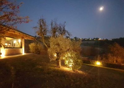 ristorante con vista panoramica nel monferrato