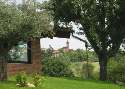 ristorante con vista panoramica nel monferrato